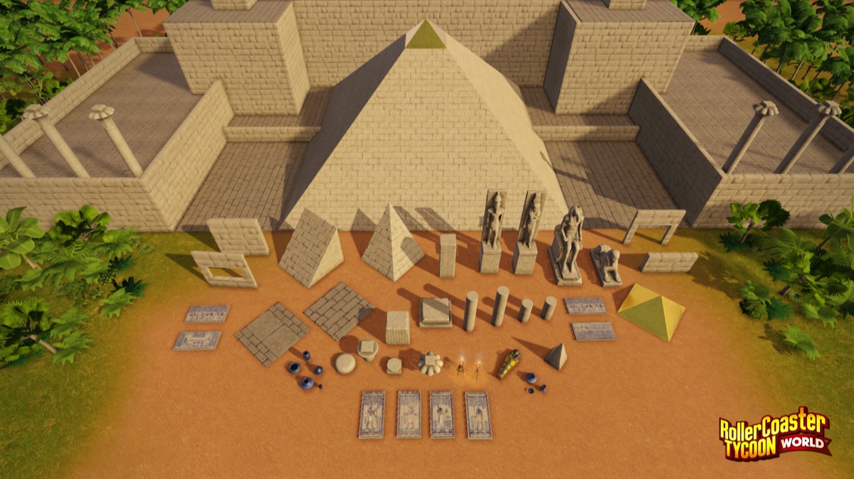 Egyptian Pack of pieces for the Piece-by-Piece Builder